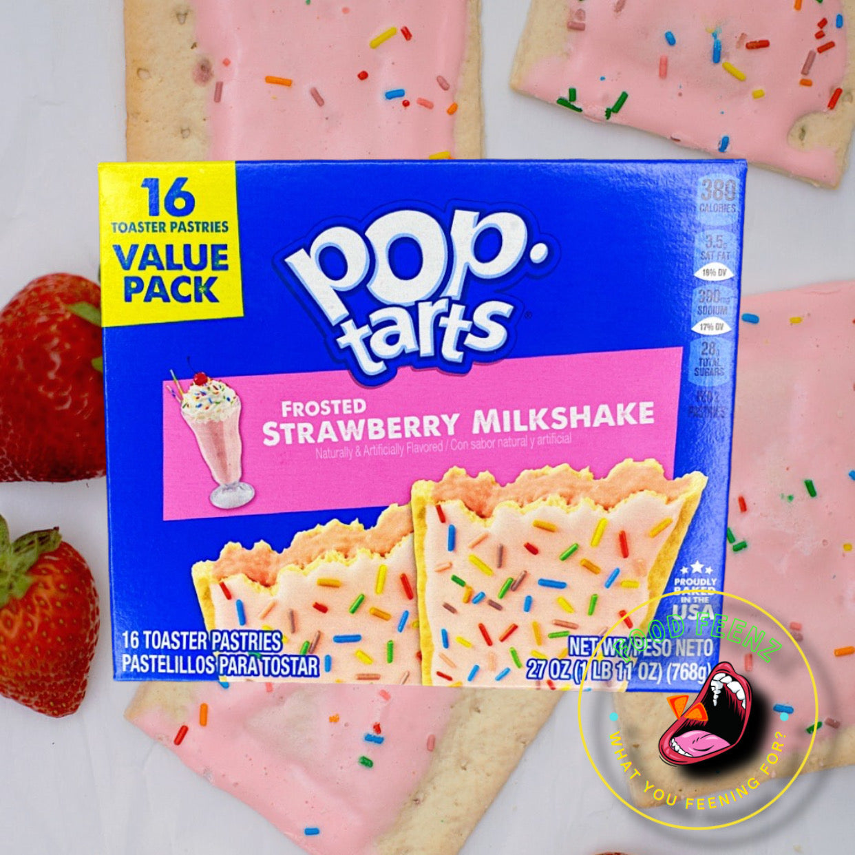 Pop Tarts Frosted Strawberry Milkshake