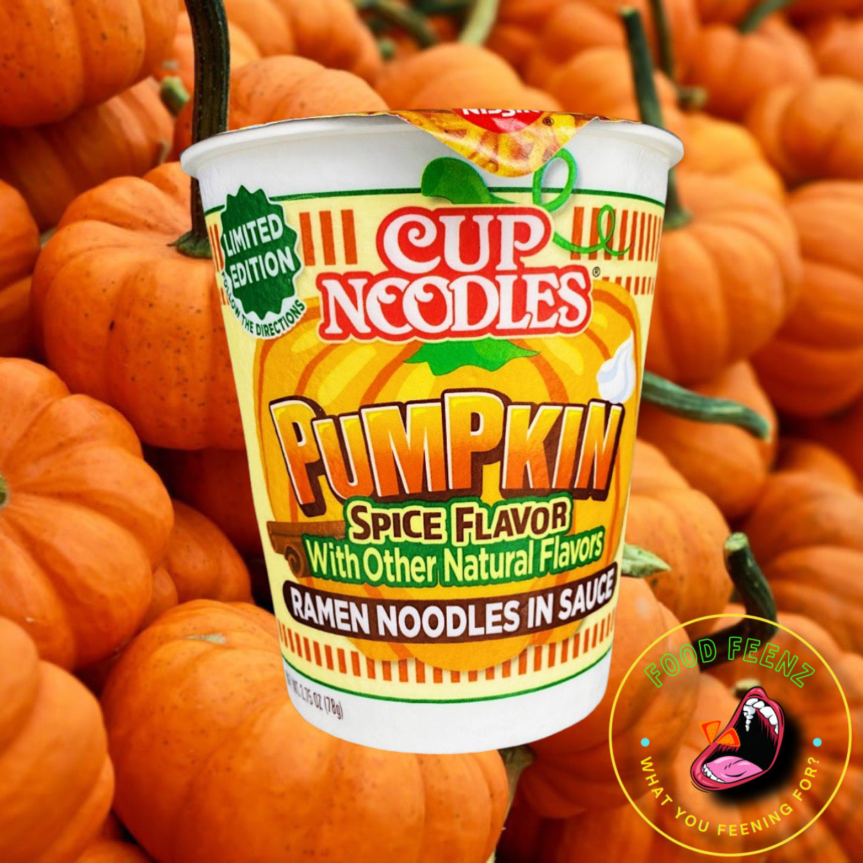 Cup Noodles Pumpkin Spice Flavor (Limited Edition)