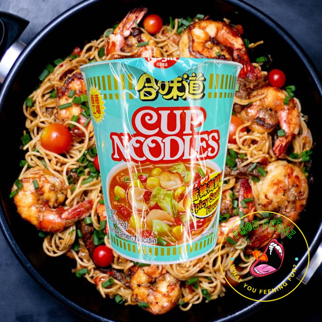 Cup Noodles Spicy Seafood Flavor (Japan)