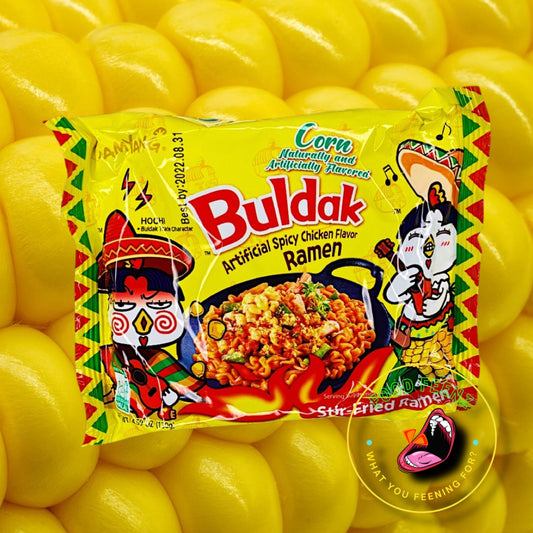 Buldak Spicy Chicken Corn  Noodles (Korea)