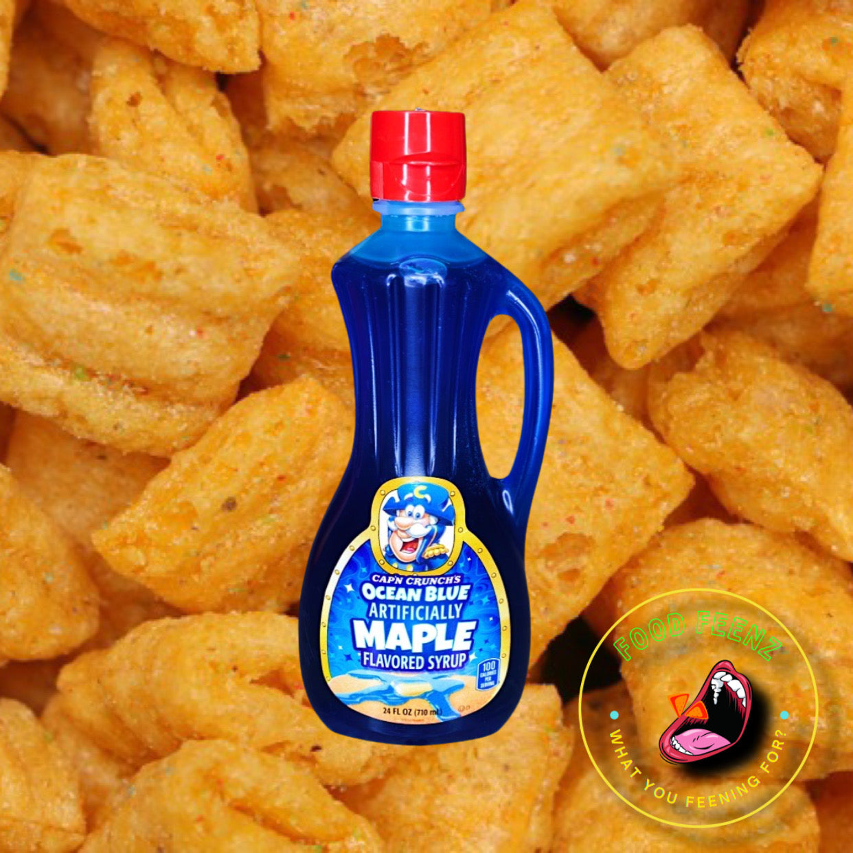 Captain Crunch's Ocean Blue Maple Syrup