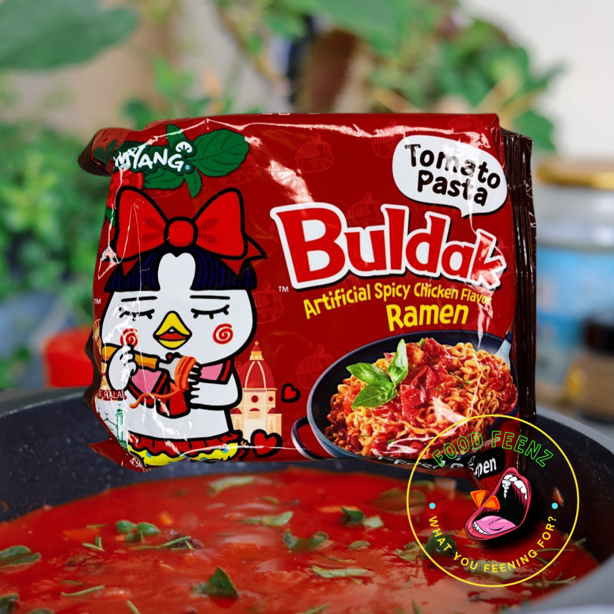 Buldak Spicy Chicken Tomato Pasta Flavor (Korea)