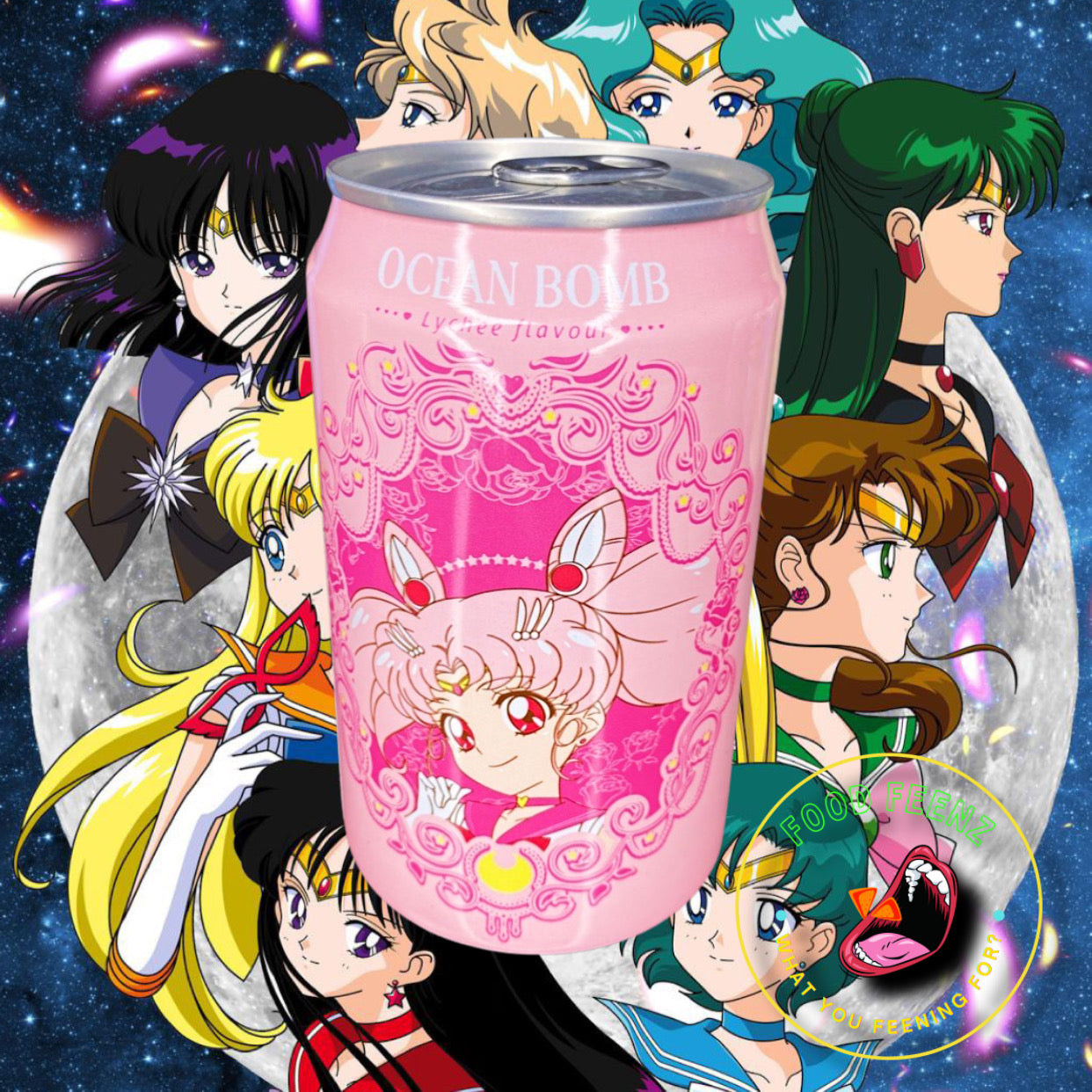 Sailor Moon Ocean Bomb Lychee Flavor (Taiwan)
