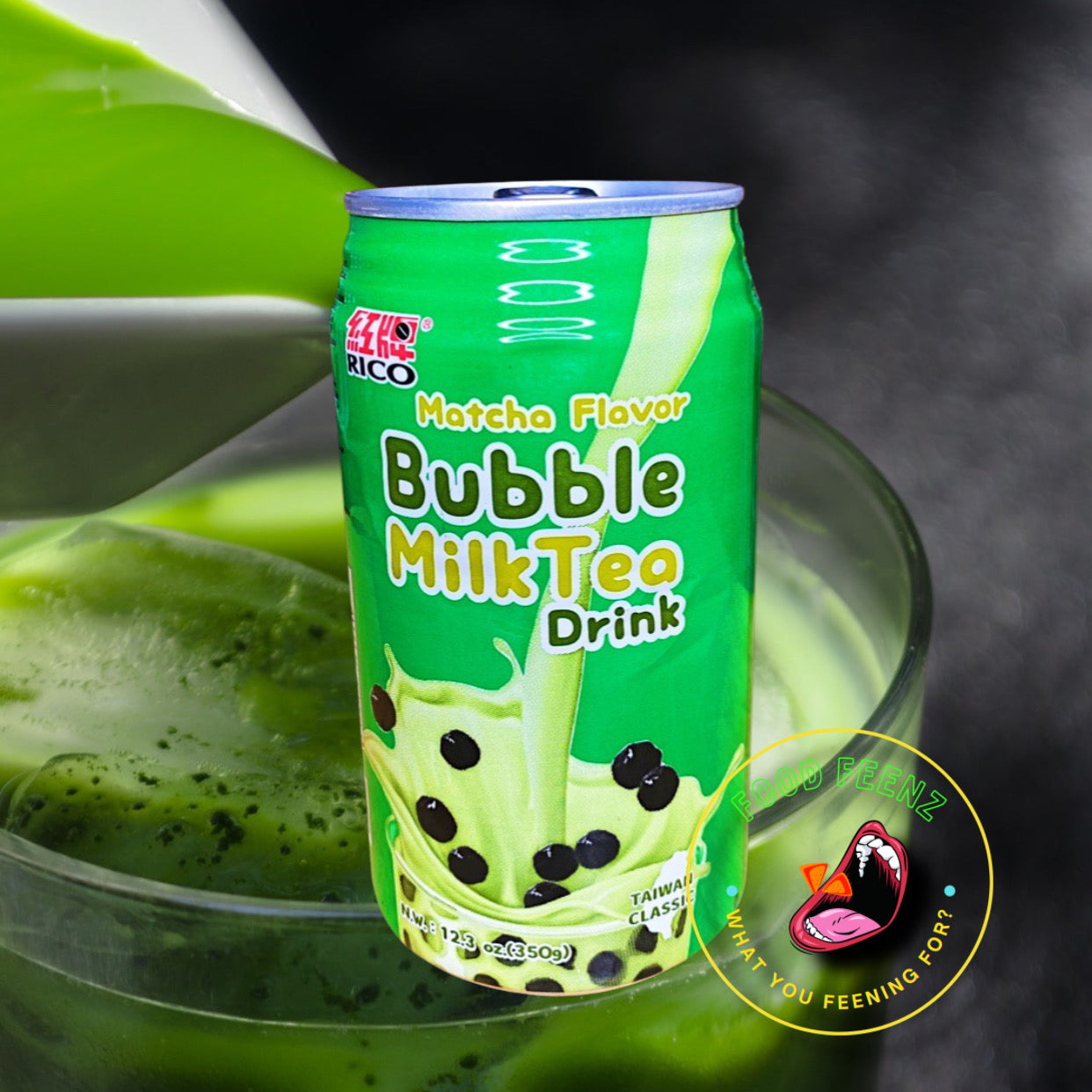 Rico Bubble Milk Tea Drink Matcha Flavor (Taiwan)