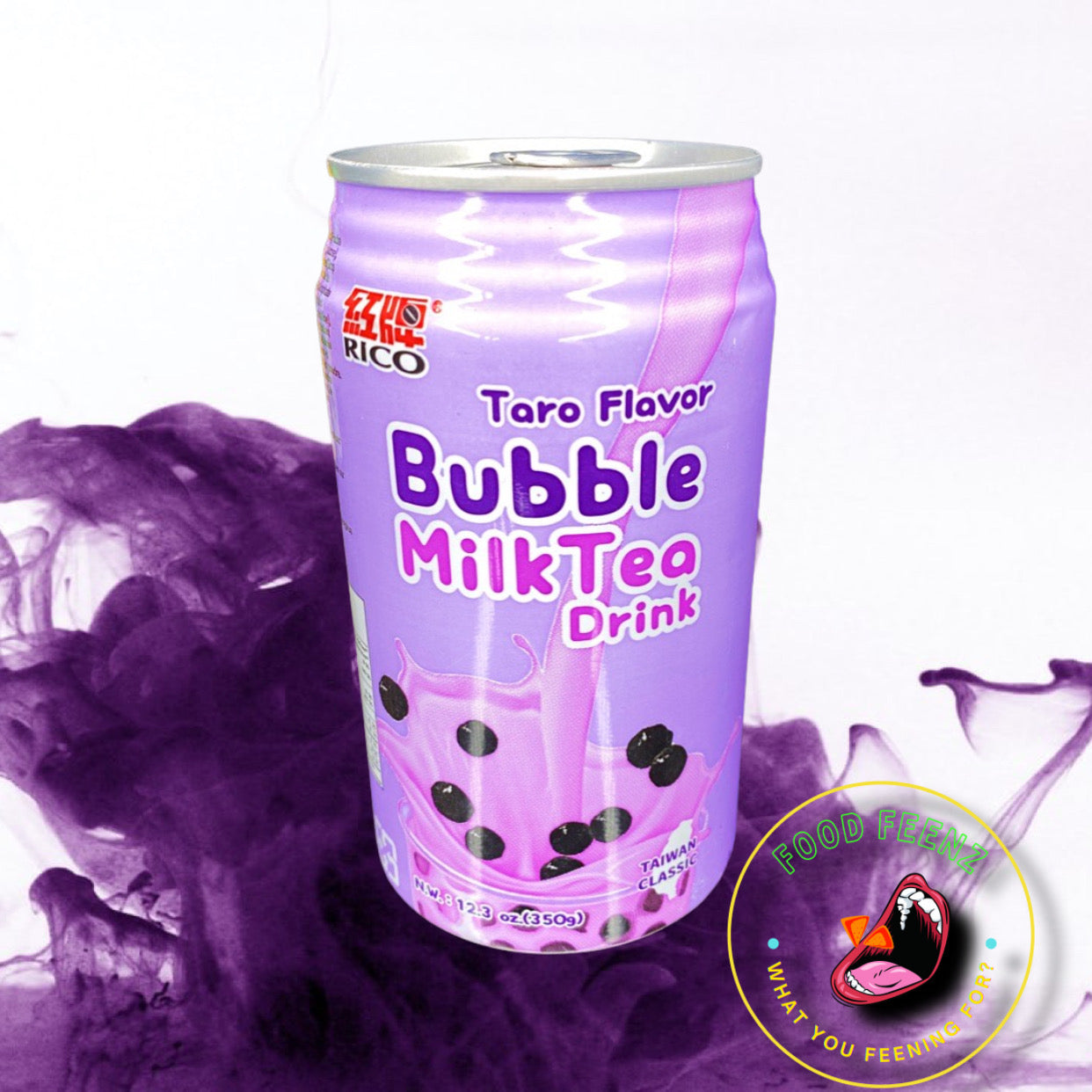 Rico Bubble Milk Tea Drink Taro Flavor