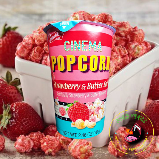 Cinema Popcorn Strawberry & Butter Salt (Korea)