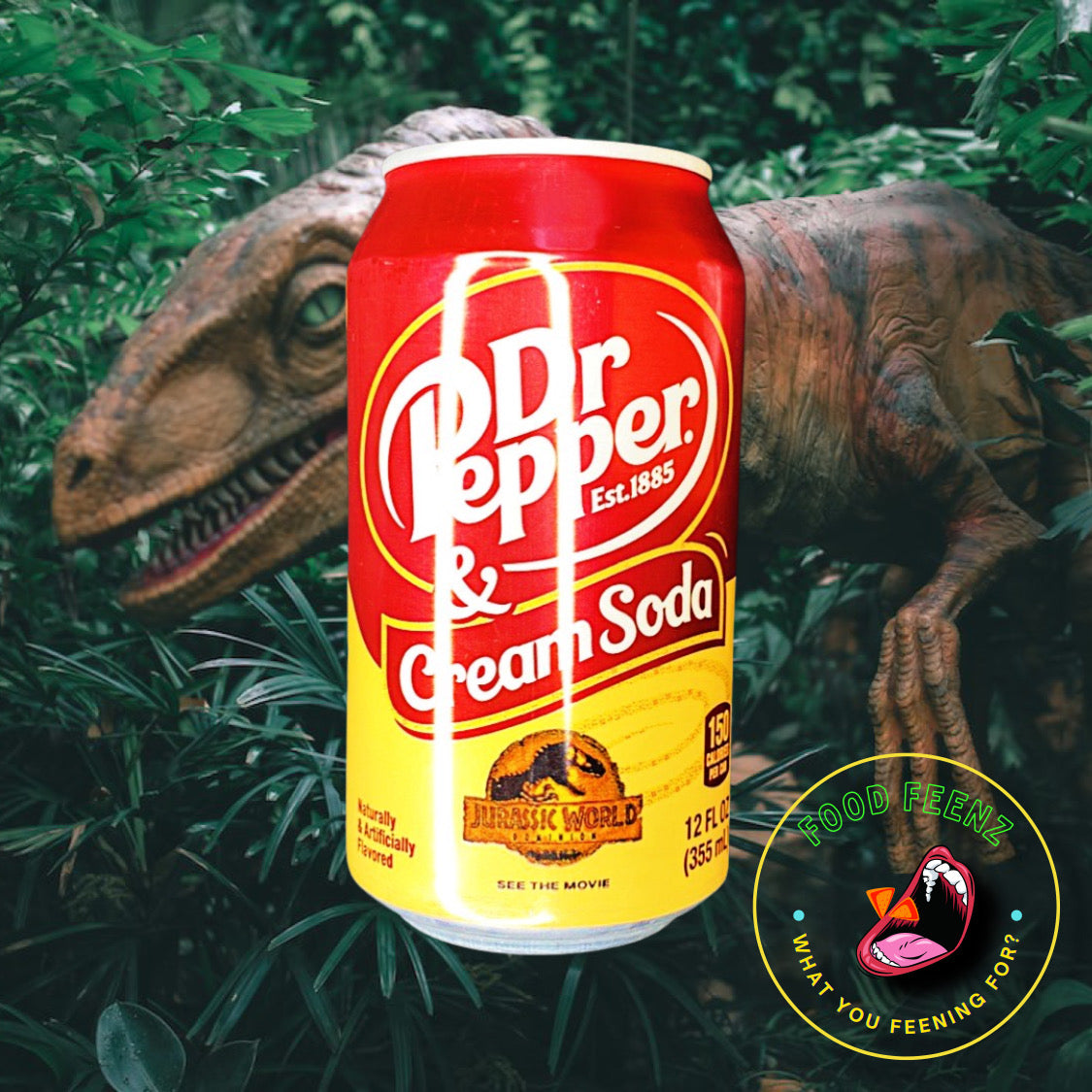 Jurassic Park Dr Pepper Cream Soda