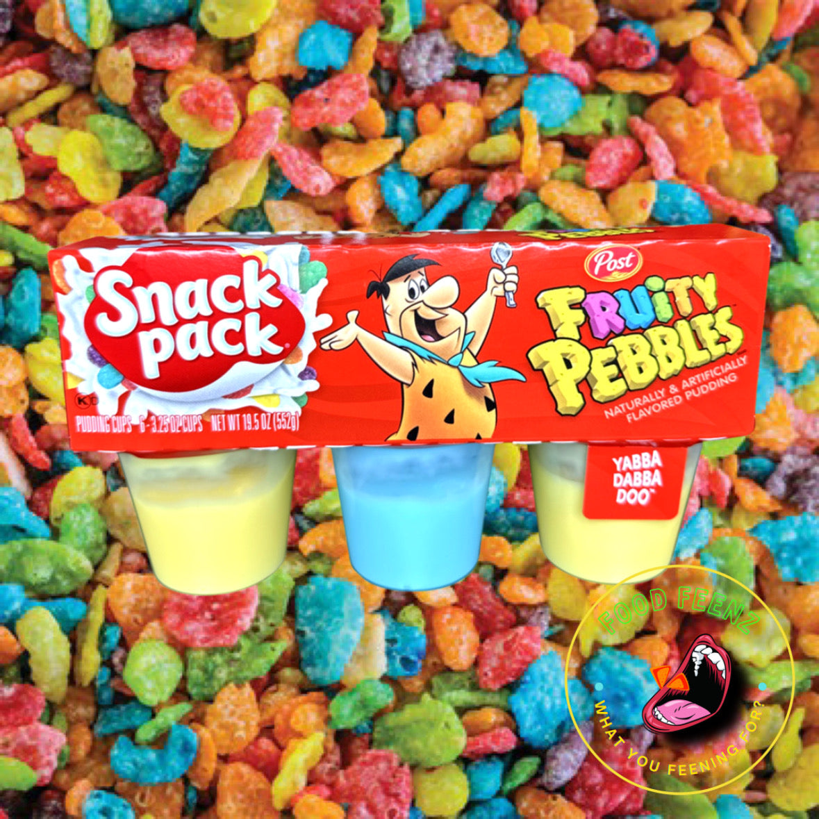 Snack Pack Fruity Pebbles Pudding