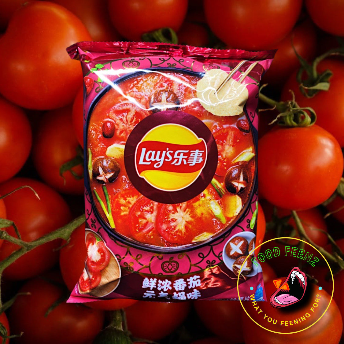 Lay's Saucy Tomato Potato Chips (China)