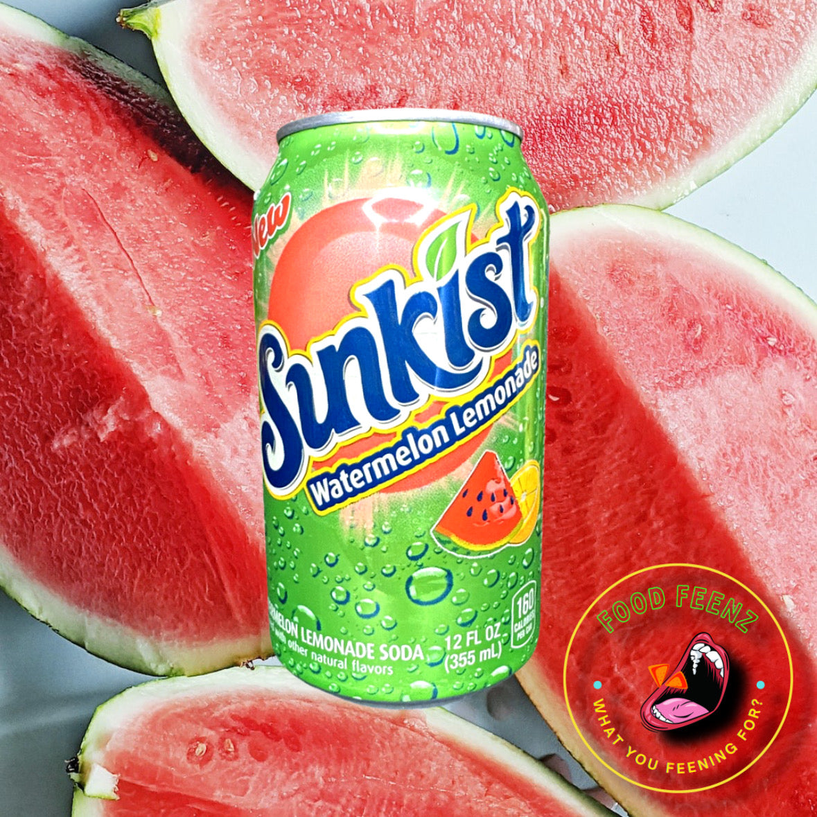 Sunkist Watermelon Lemonade Soda