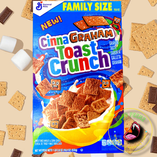 Cinna Graham Toast Crunch Cereal (Family Size)