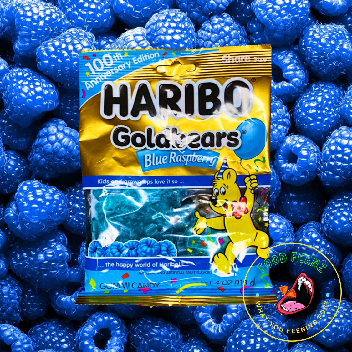 Haribo Goldbears Blue Raspberry Flavor