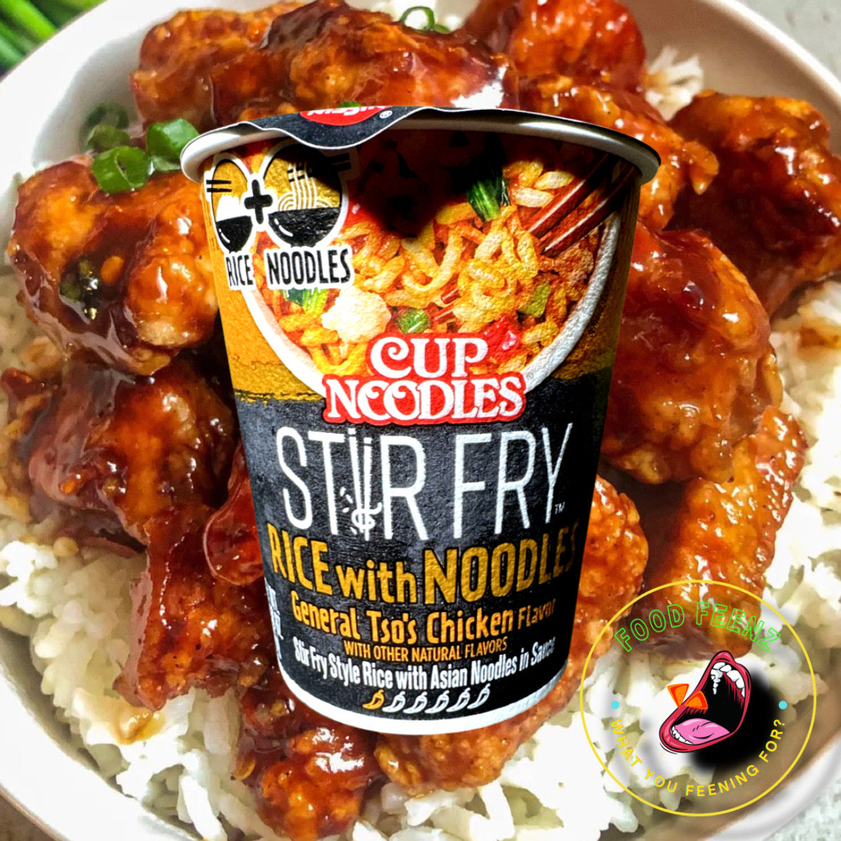 Cup Noodles Stir Fry - General Tso's Chicken